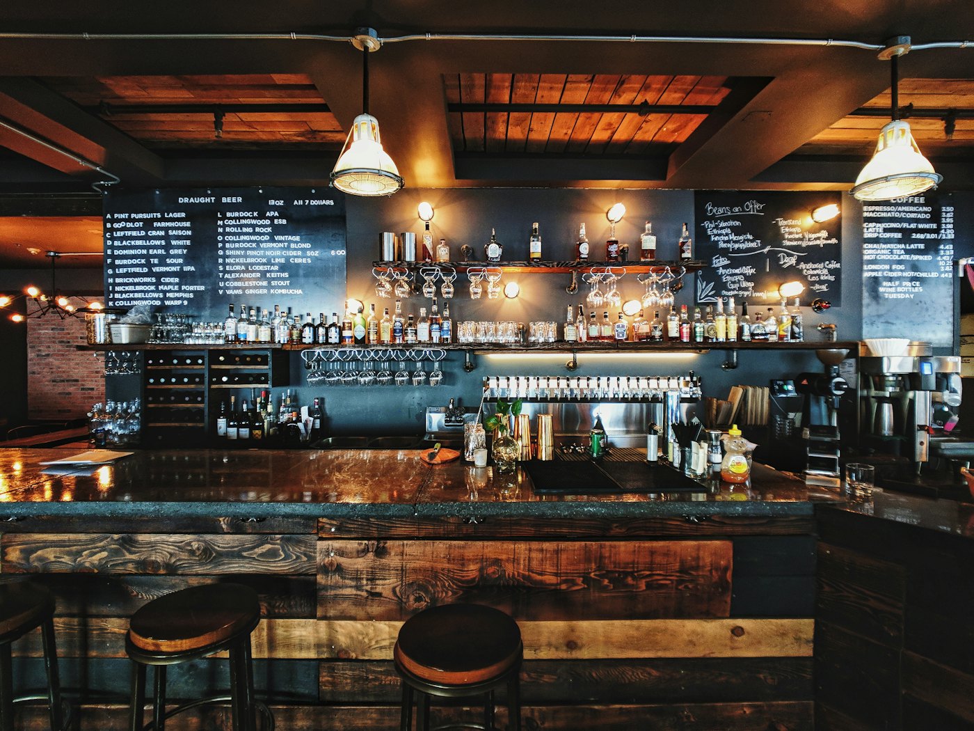 Illustrative photo of a dim bar
