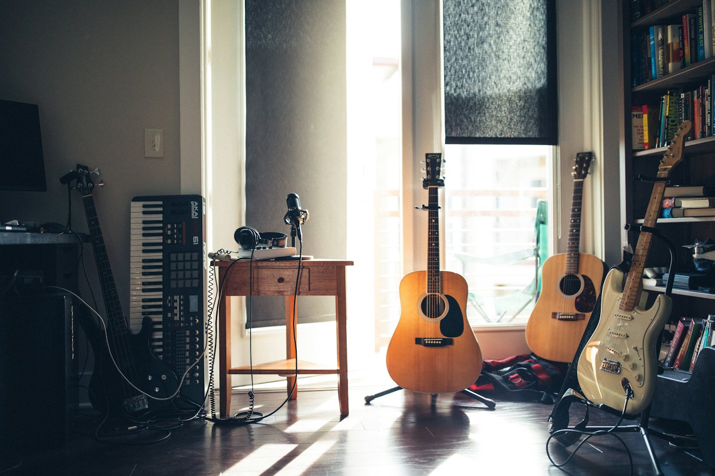 Illustrative photo of a recording console