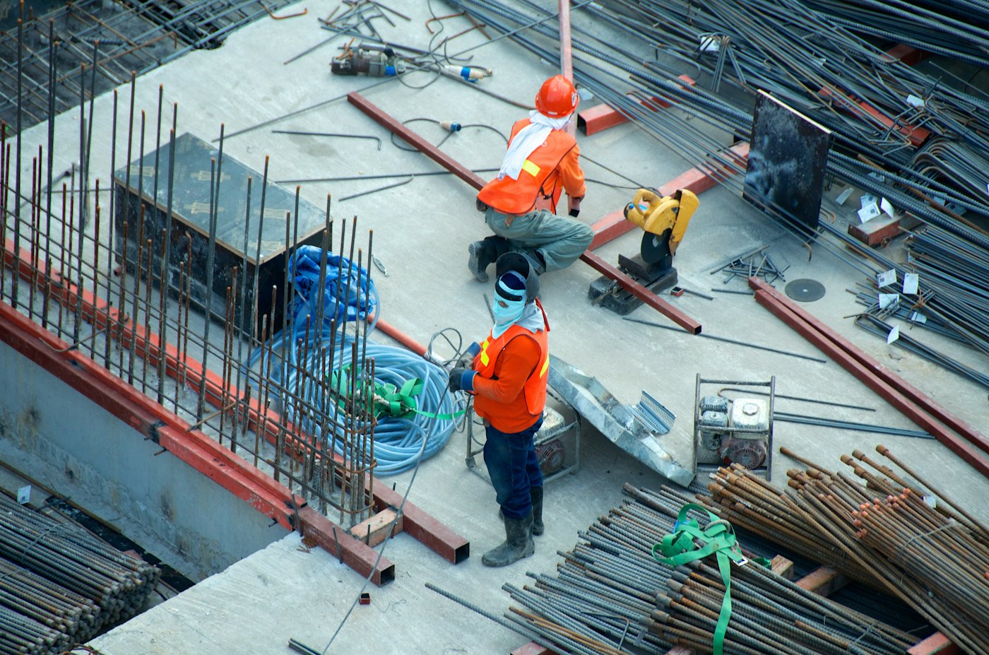 Illustrative photo of a construction worker